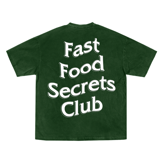 Fast Food Secrets Club Tee - Ivy