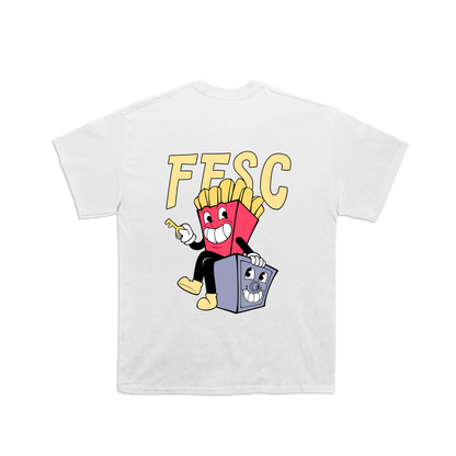 Fast Food Secrets Club Fry Guy Tee - White